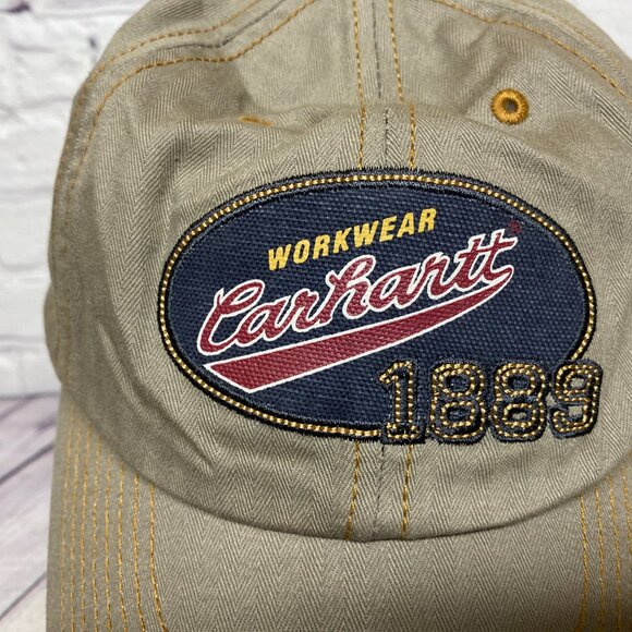 Carhartt Workwear Dad Hat Cap Strap Back Brown One Size Fits All Streetwear - Picture 6 of 8